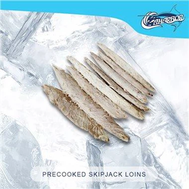 Esikypsennetyt skipjack-filee